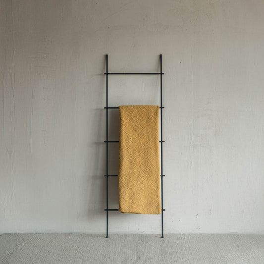 Amber Ridge Mustard Yellow Throw Blanket - 195x132cm